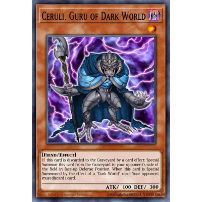 Ceruli, Guru of Dark World - SDGU-EN003 - 1st Edition