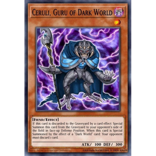 Ceruli, Guru of Dark World - SDGU-EN003 - 1st Edition