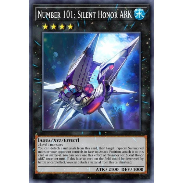 Number 101: Silent Honor ARK - LVAL-EN047 - 1st Edition