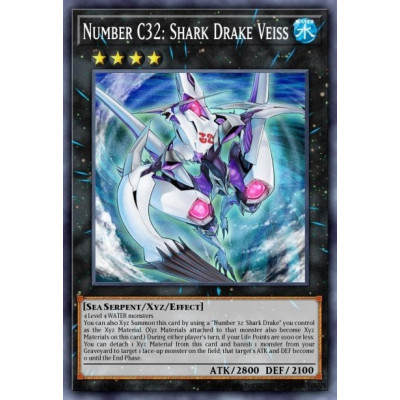 Number C32: Shark Drake Veiss - ABYR-EN039 - 1st Edition