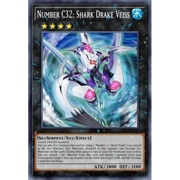 Number C32: Shark Drake Veiss - ABYR-EN039 - 1st Edition