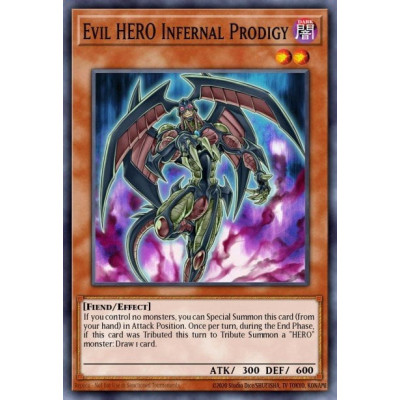 Evil HERO Infernal Prodigy - DP06-EN008 - 1st Edition