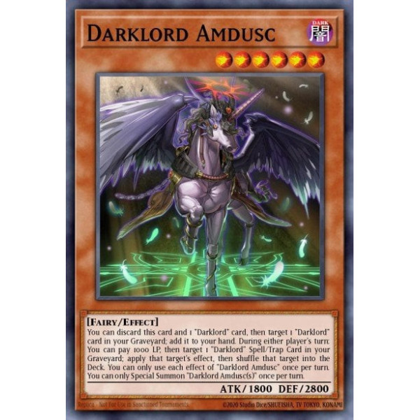 Darklord Amdusc - DESO-EN033 - 1st Edition