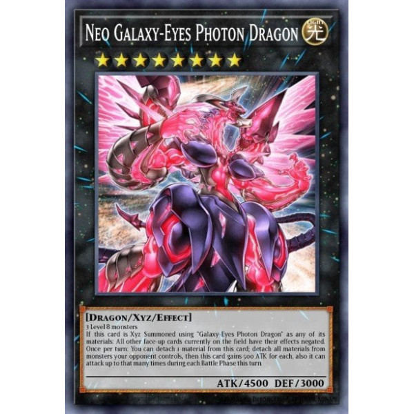 Neo Galaxy-Eyes Photon Dragon - GAOV-EN041 - 1st Edition