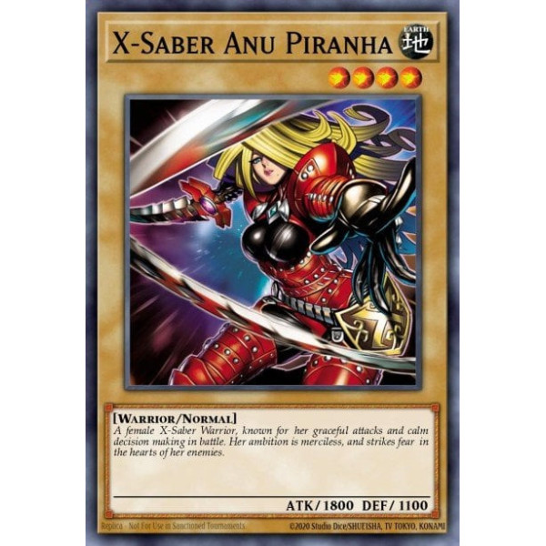 X-Saber Anu Piranha - DT01-EN073 - DUEL
