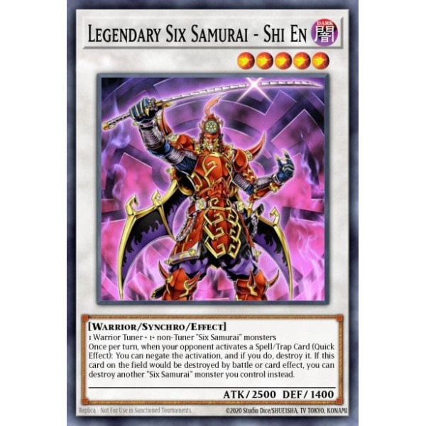 Legendary Six Samurai - Shi En - STOR-EN041 - 1st Edition